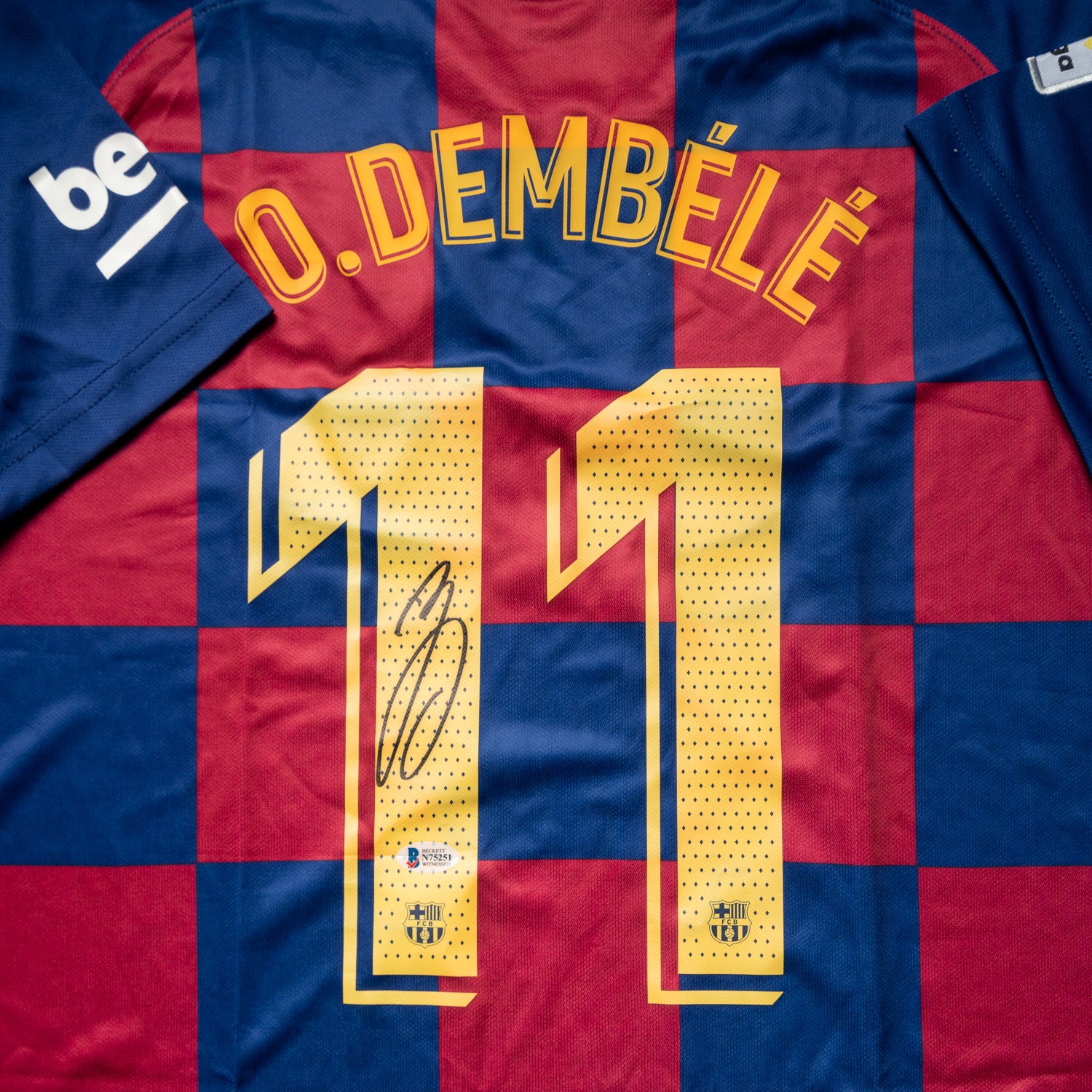 Jersey Firmado Ousmane Dembele - Barcelona